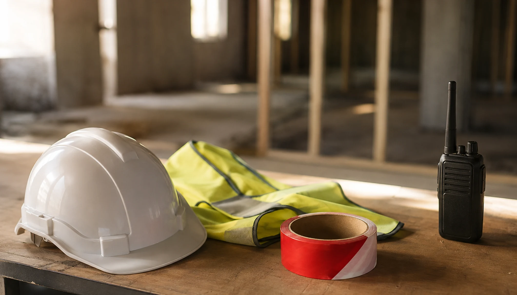 Mise en scène éditoriale pour « Communication chantier »